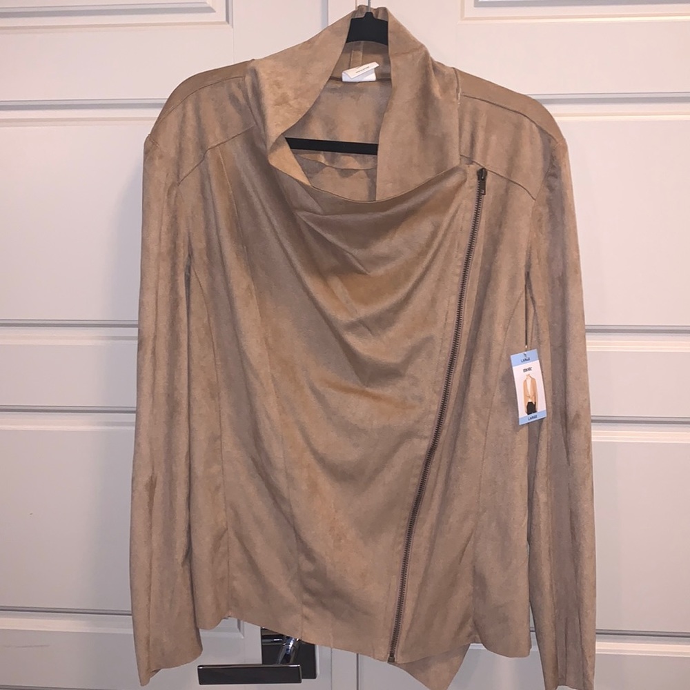 Suede Zipped Jacket/Blazer